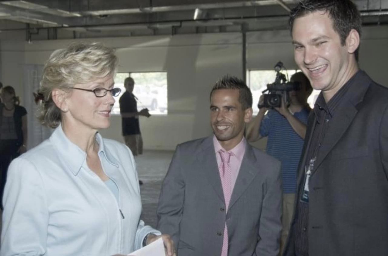 Travis Stoliker with Governor Jennifer Granholm